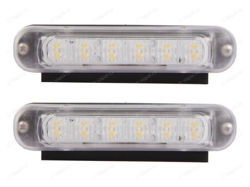 Nappali menetfény, 2 db/szett, 6 x LED, OSRAM, Automata