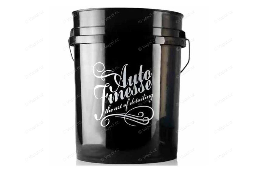 Detailing vödör védőbetéttel 20 l, fekete, Auto Finesse