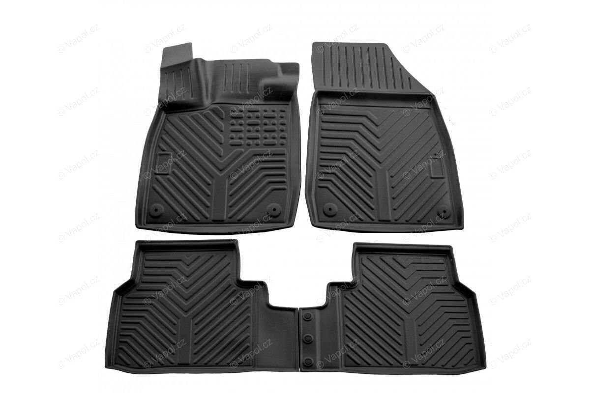 3D gumiszőnyeg (TPE), VW, SKODA (2020-) hullám minta, Stingray