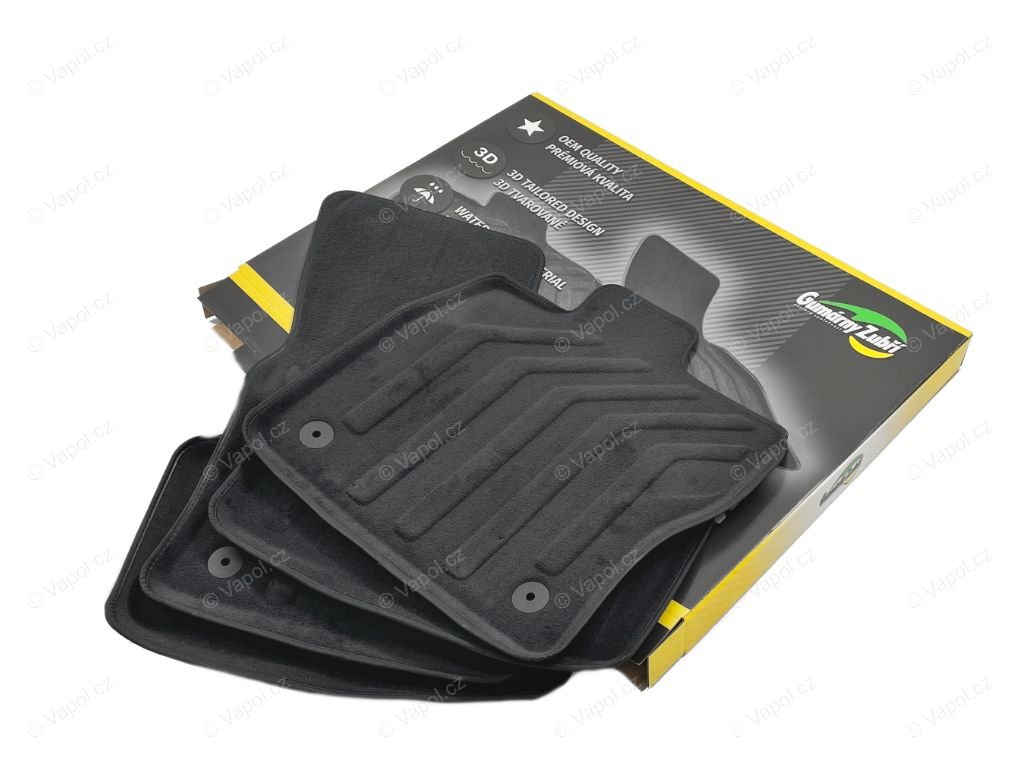 PREMIUM textil 3D szőnyegek VW Passat B6 / B7, GUZU
